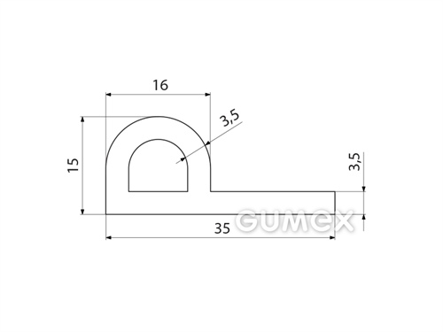 SILIKONPROFILE P-FORM